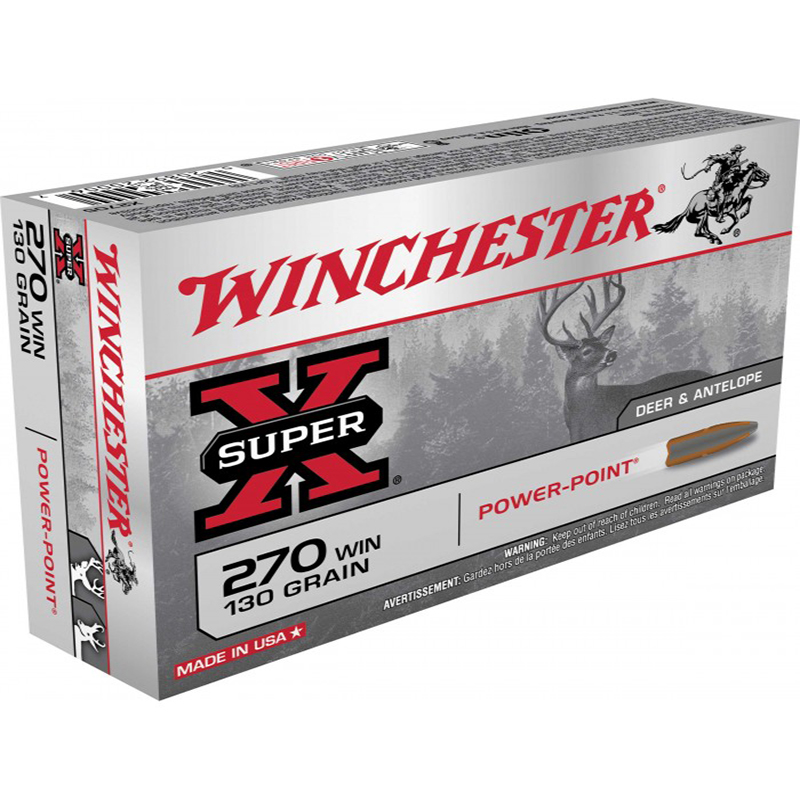 Imagem de Mun. Winchester 270 Win.Super X 130 gr. PP
