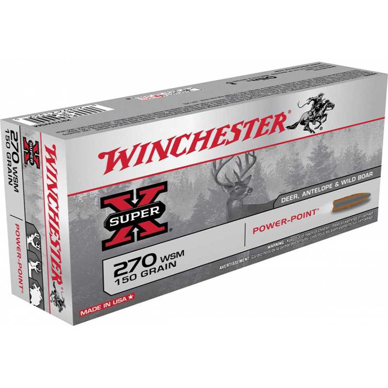 Imagem de Mun. Winchester 270 WSM 150 gr PP