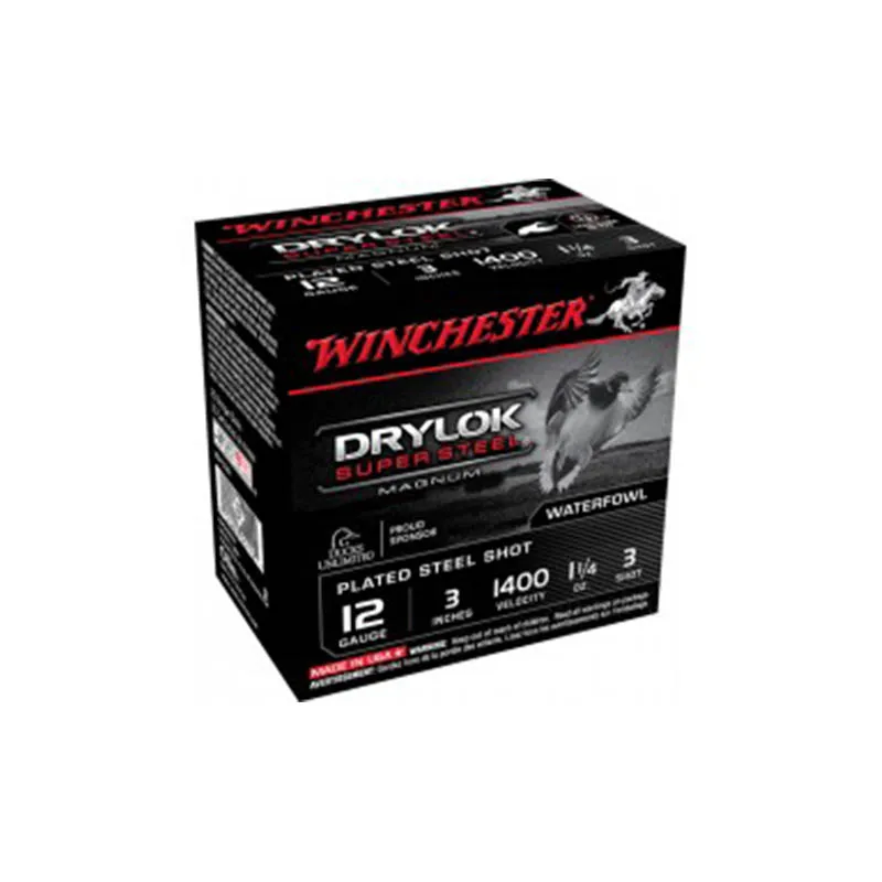 Imagem de Cart. Winchester Drylok steel Cal 12-76