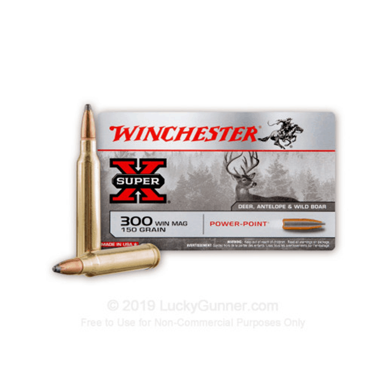 Imagem de Mun. Winchester 300WM Power Point 150 Gr
