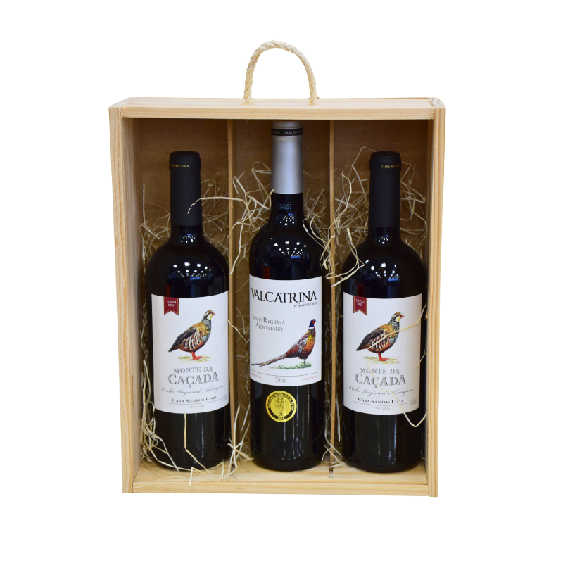 Imagem de Conjunto 3 Garrafas Vinho Ca&ccedil;a