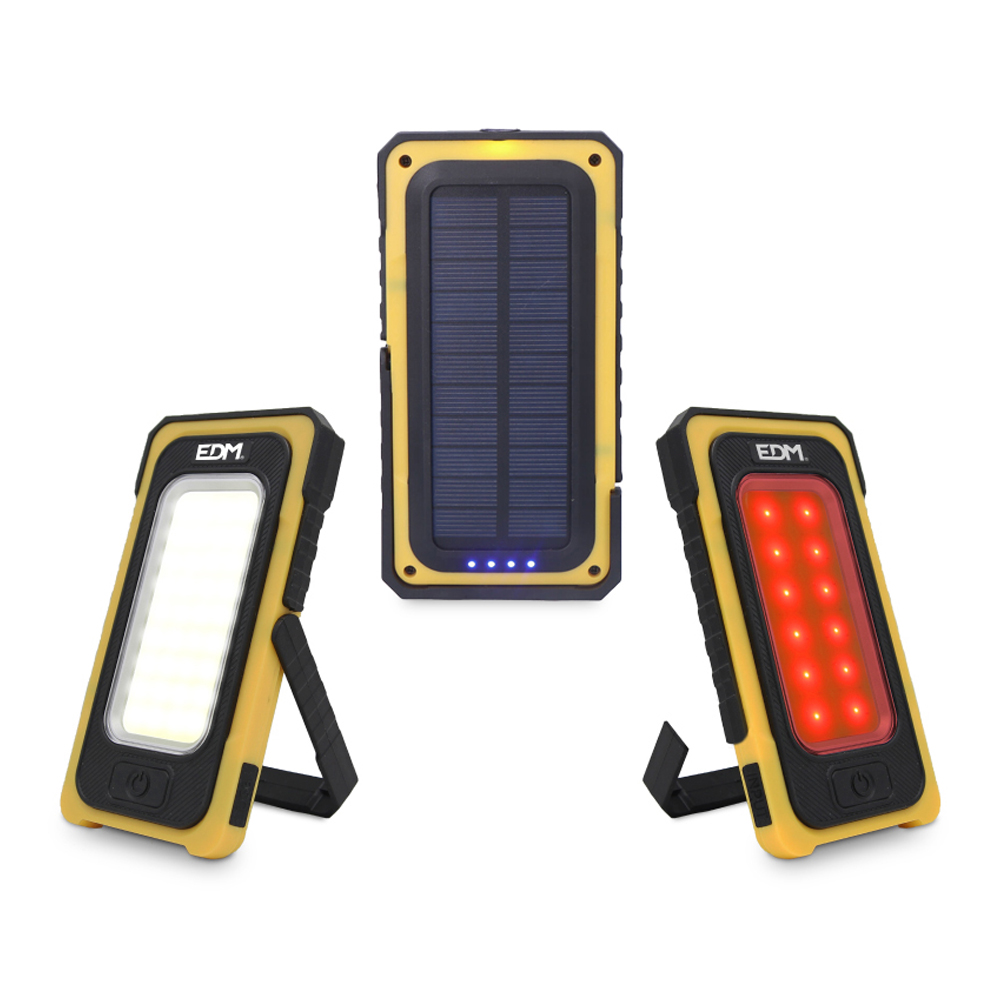 Imagem de Lanterna EDM Led Solar Recarreg&aacute;vel
