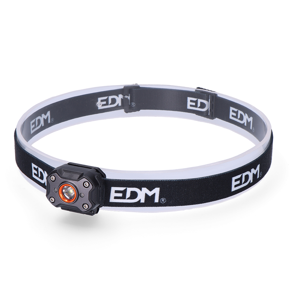 Imagem de Lanterna de Cabe&ccedil;a Frontal EDM 1Led 400Lm
