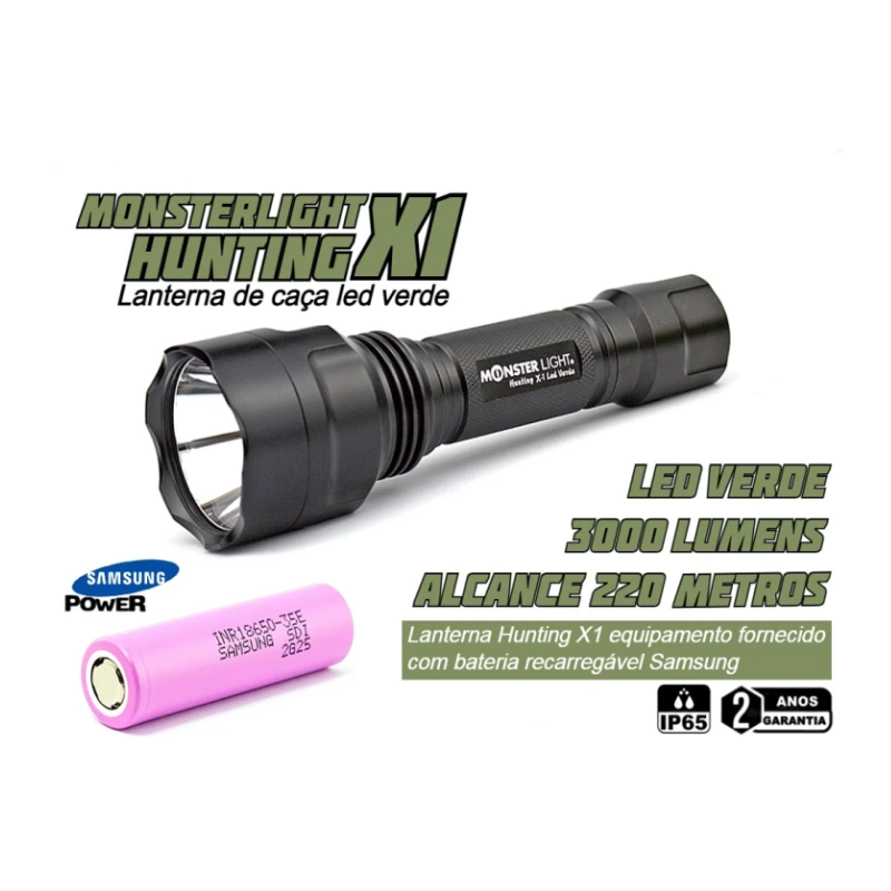 Imagem de Kit Lanterna X1 led Verde