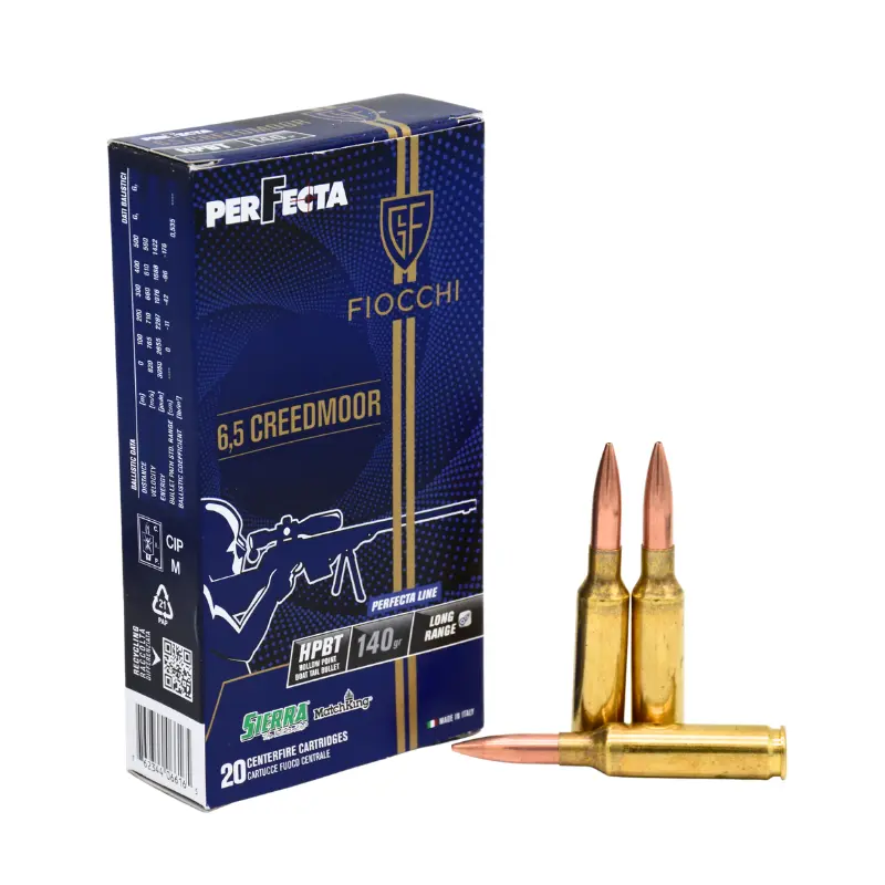 Imagem de Cx 20 Muni&ccedil;&otilde;es Fiocchi HPBT Perfecta 140gr 6,5 Creed.