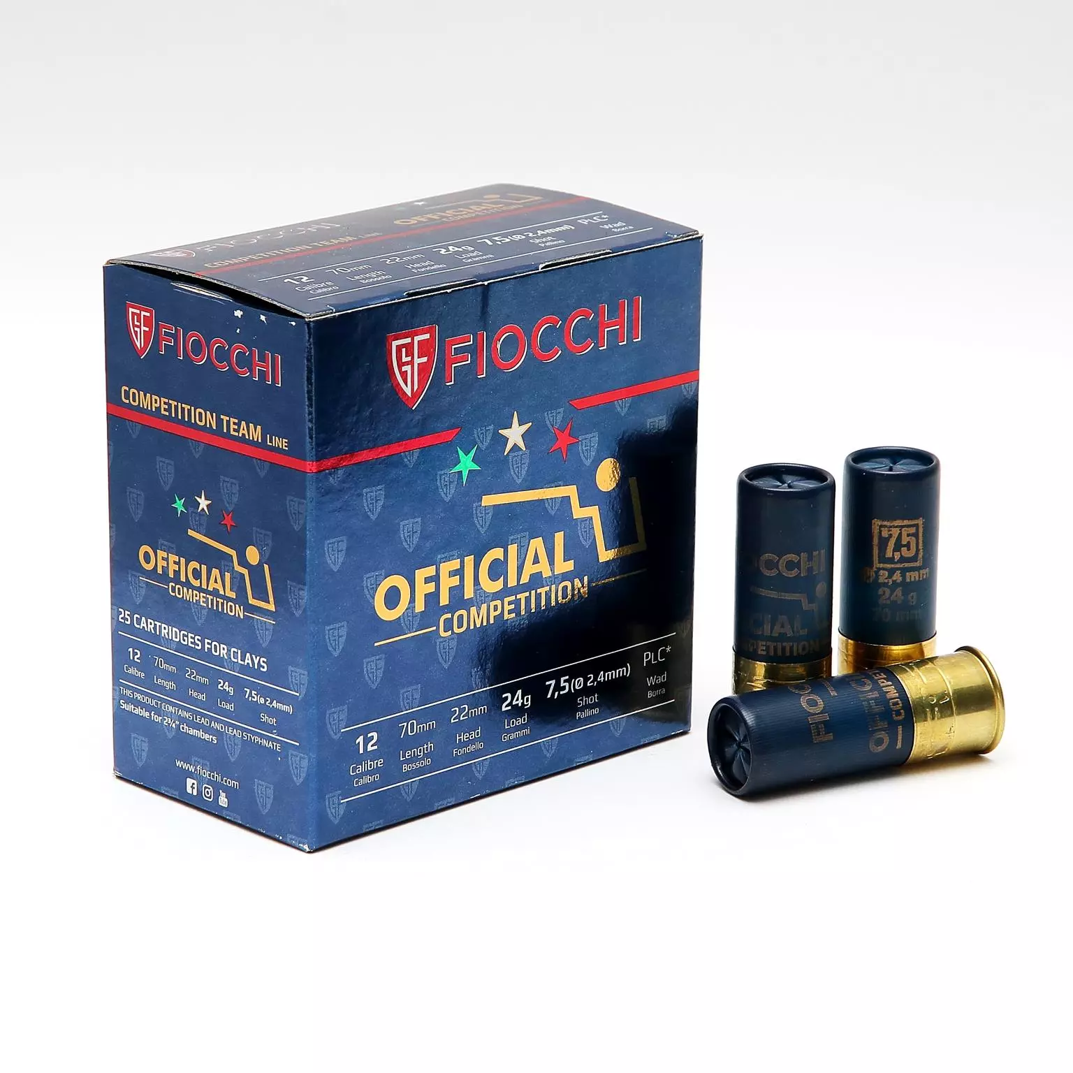 Imagem de Cx 25 Fiocchi Official X 24gr