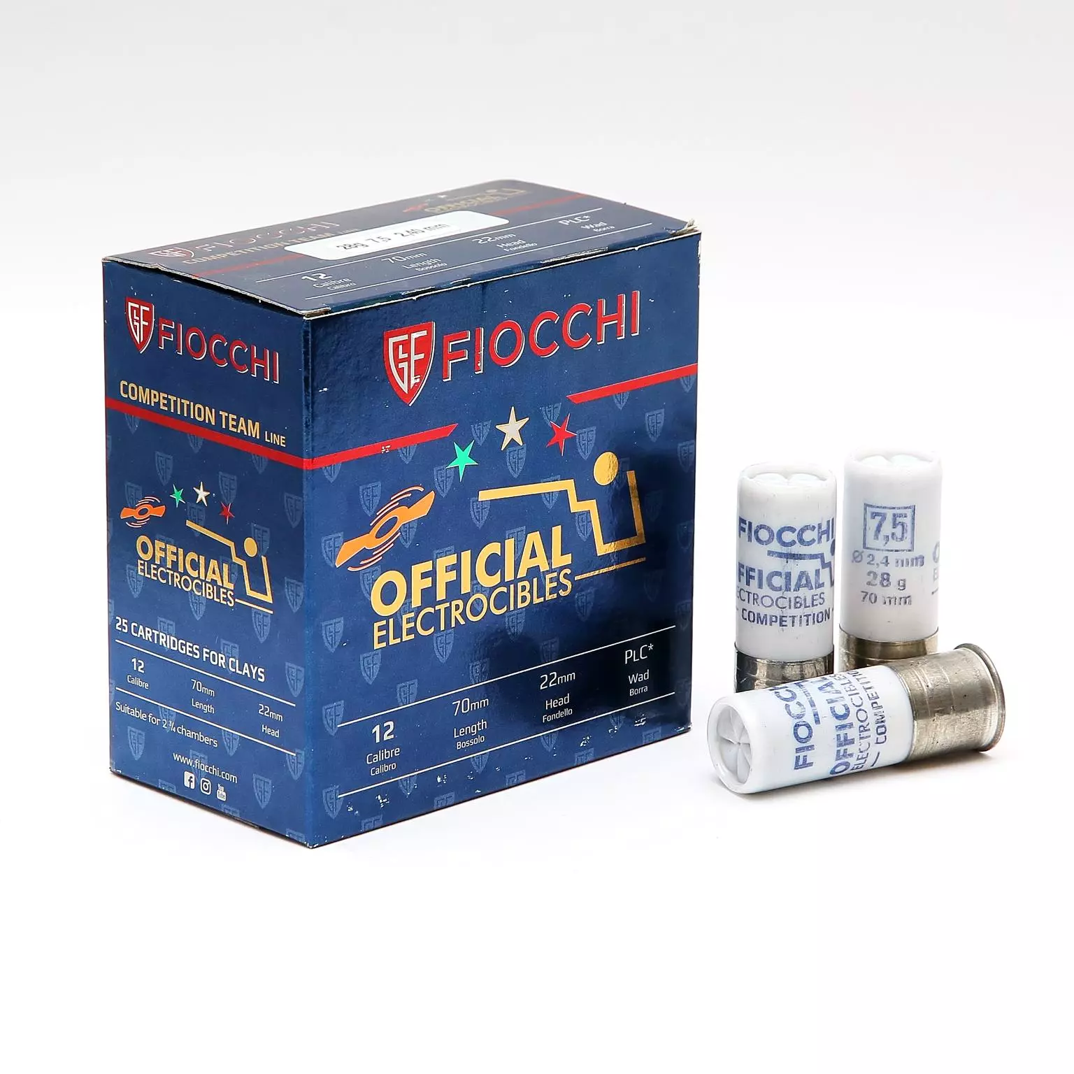 Imagem de Cx 25 Fiocchi Official Electrocibles 28gr