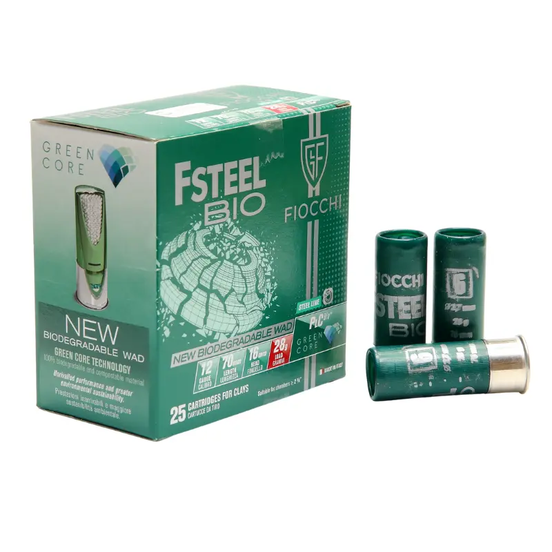 Imagem de Cx 25 Fiocchi  FSteel 28gr 12GA