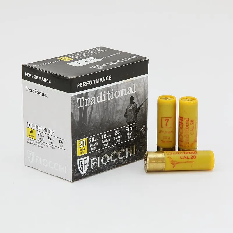 Imagem de Cx 25 Fiocchi Tradicional 28gr Cal.20