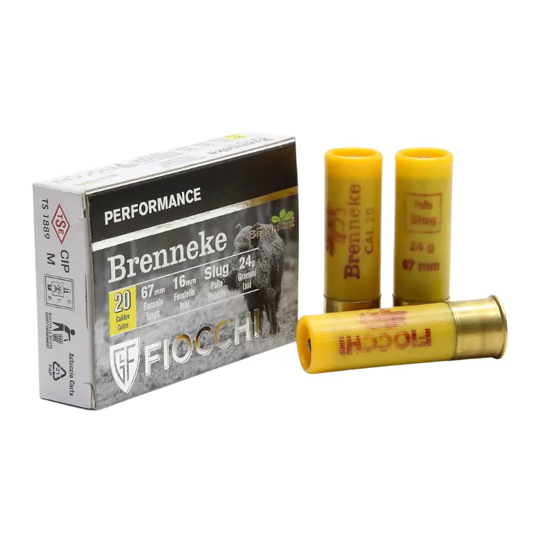 Imagem de Cx 5  Muni&ccedil;&otilde;es Fiocchi Brenneke 20GA
