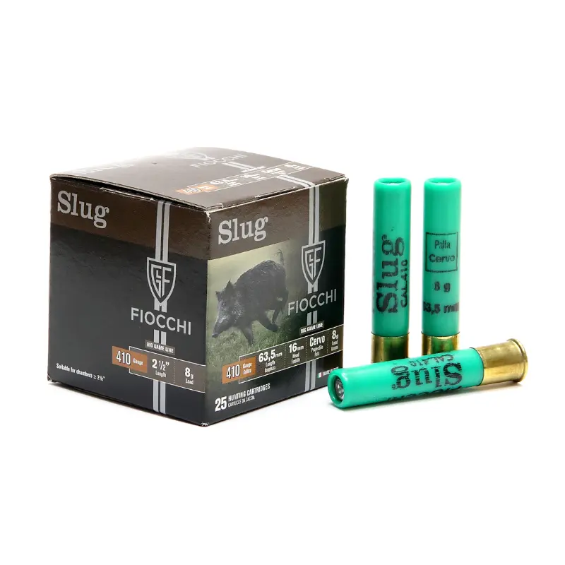 Imagem de Cx 25 Fiocchi Slug 8gr 410GA
