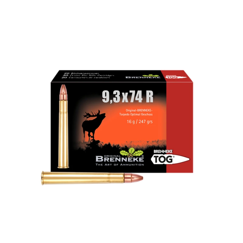 Imagem de Cx 20 Brenneke TOG 16,0g/247gr 9,3x74R