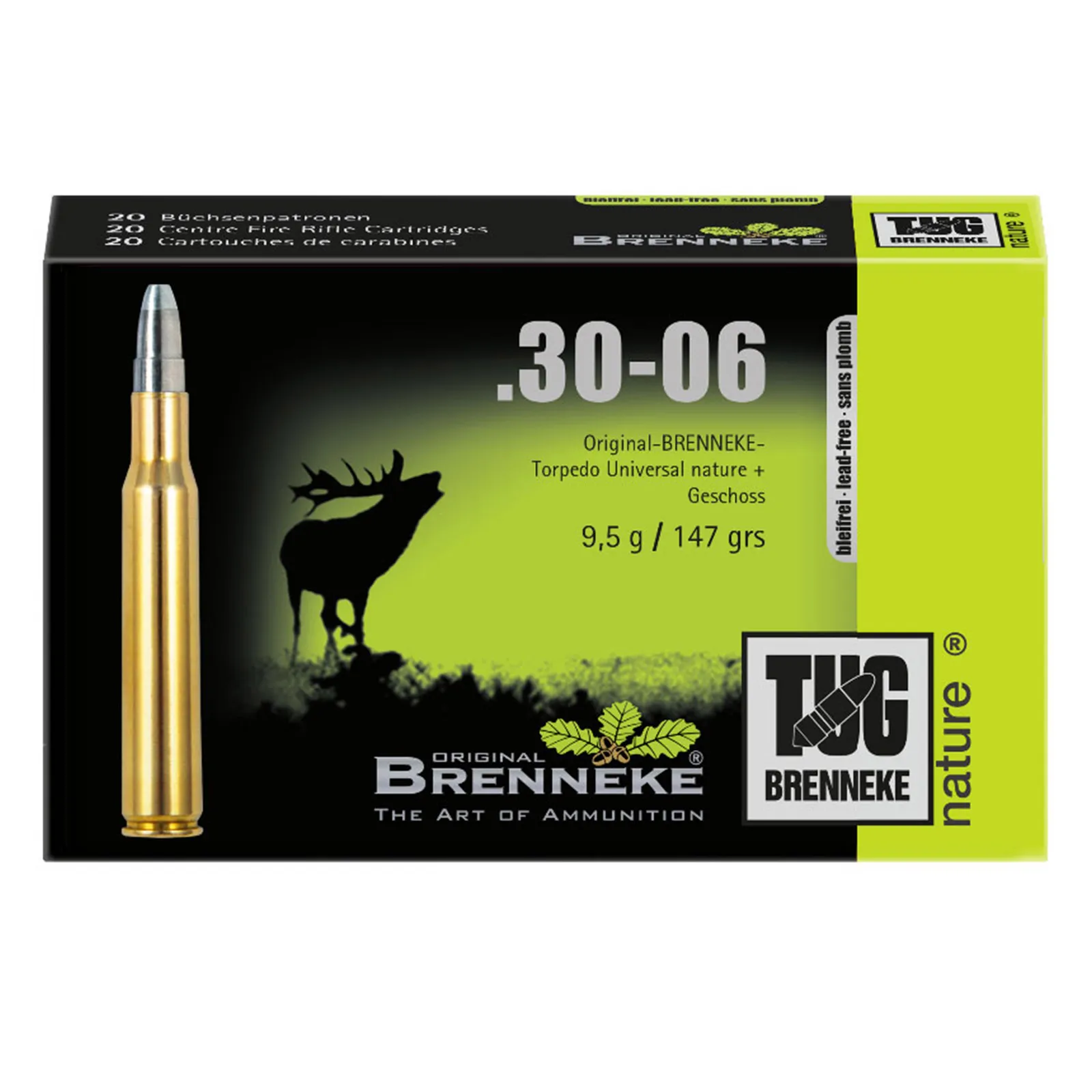 Imagem de Cx 20 Brenneke TUG 9.5g/147gr 30.06SPRG