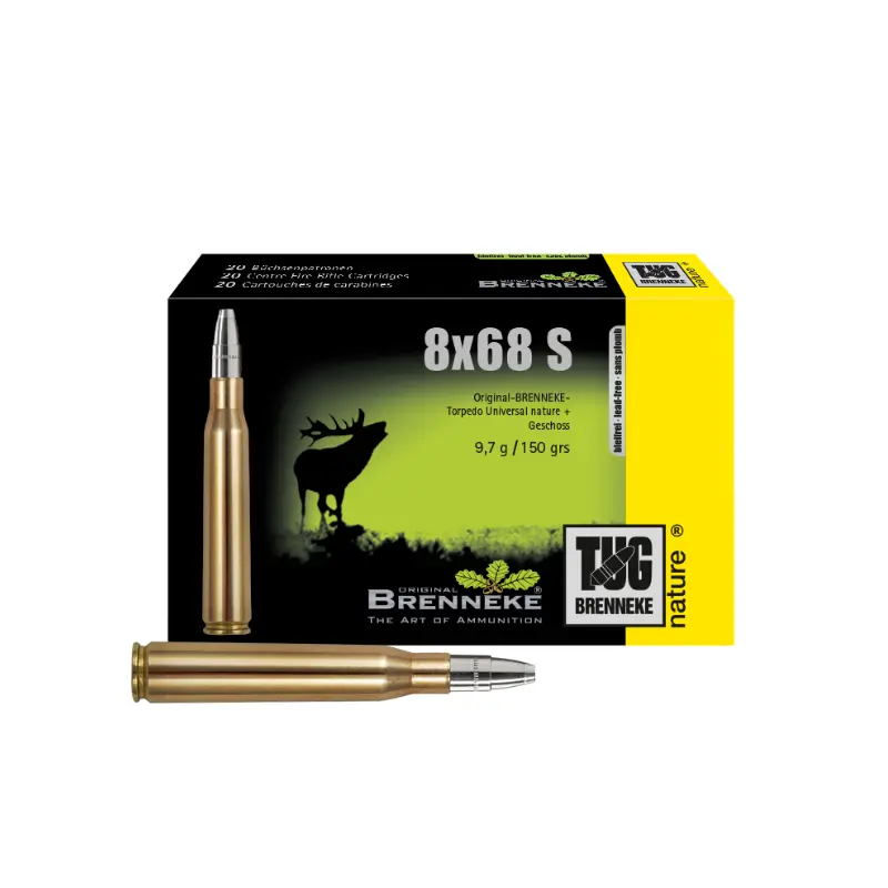 Imagem de Cx 20 Brenneke TUG Nature 9.7gr 8x68S