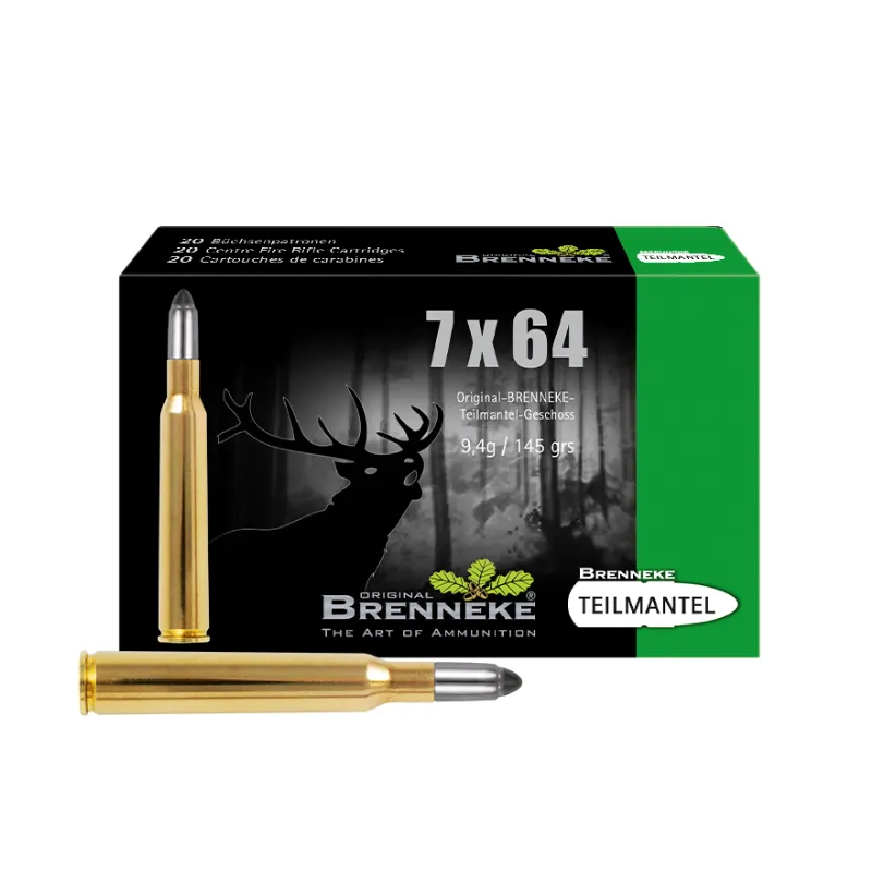 Imagem de Cx 20 Brenneke TEILMANTEL 9.4g/145gr 7x64