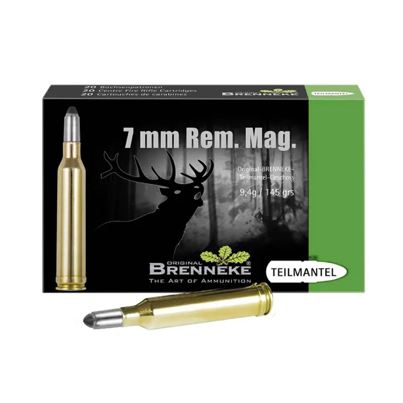 Imagem de Cx 20 Brenneke TEILMANTEL 9.4g/145gr 7MMREM