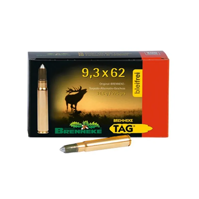 Imagem de Cx 20 Brenneke TAG 14.6g/225gr 9.3X62