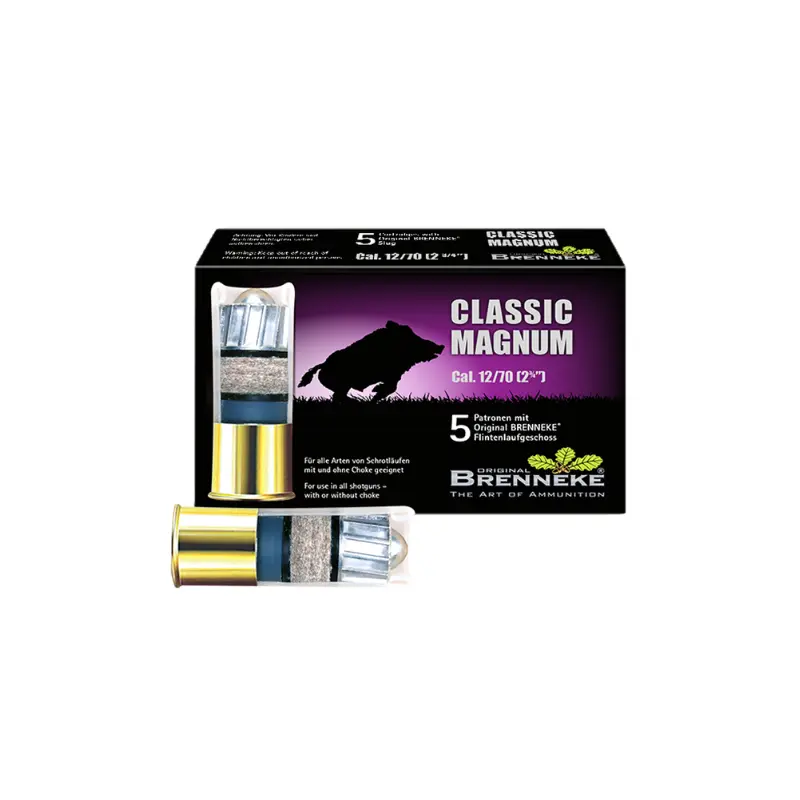 Imagem de Cx 5 Brenneke CLASSIC Magnum 12/70 31,5g