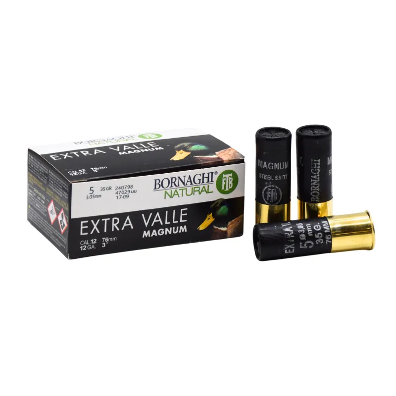 Imagem de Cx 10 Bornaghi Extra Valle Steel Magnum 35gr 12GA