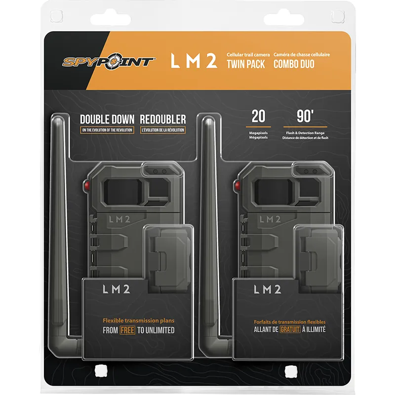Imagem de C&acirc;mara Spypoint LM2- TWIN PACk