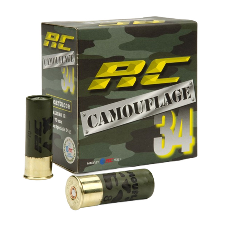 Imagem de Cx  25 Cartuchos RC Camouflage 34 G