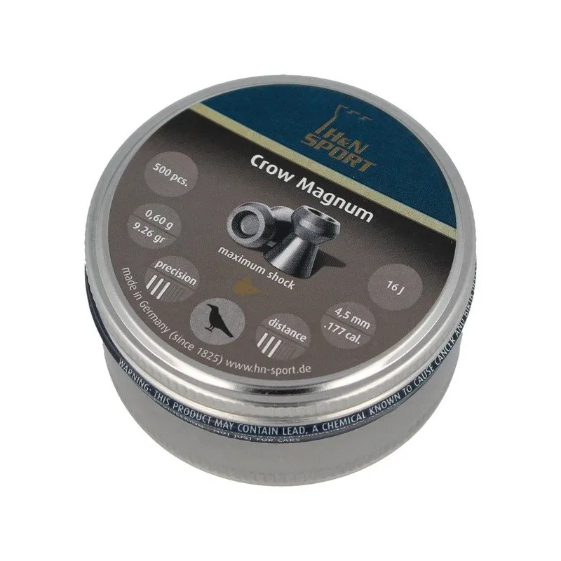 Imagem de Chumbo H&N Crow Magnum 4,5 cx500