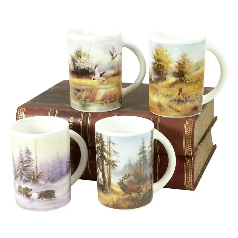 Imagem de Conjunto 4 Canecas Motivos de Ca&ccedil;a