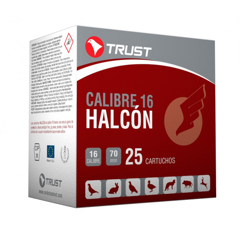Imagem de Cartuchos TRUST Cal 16 Halcon